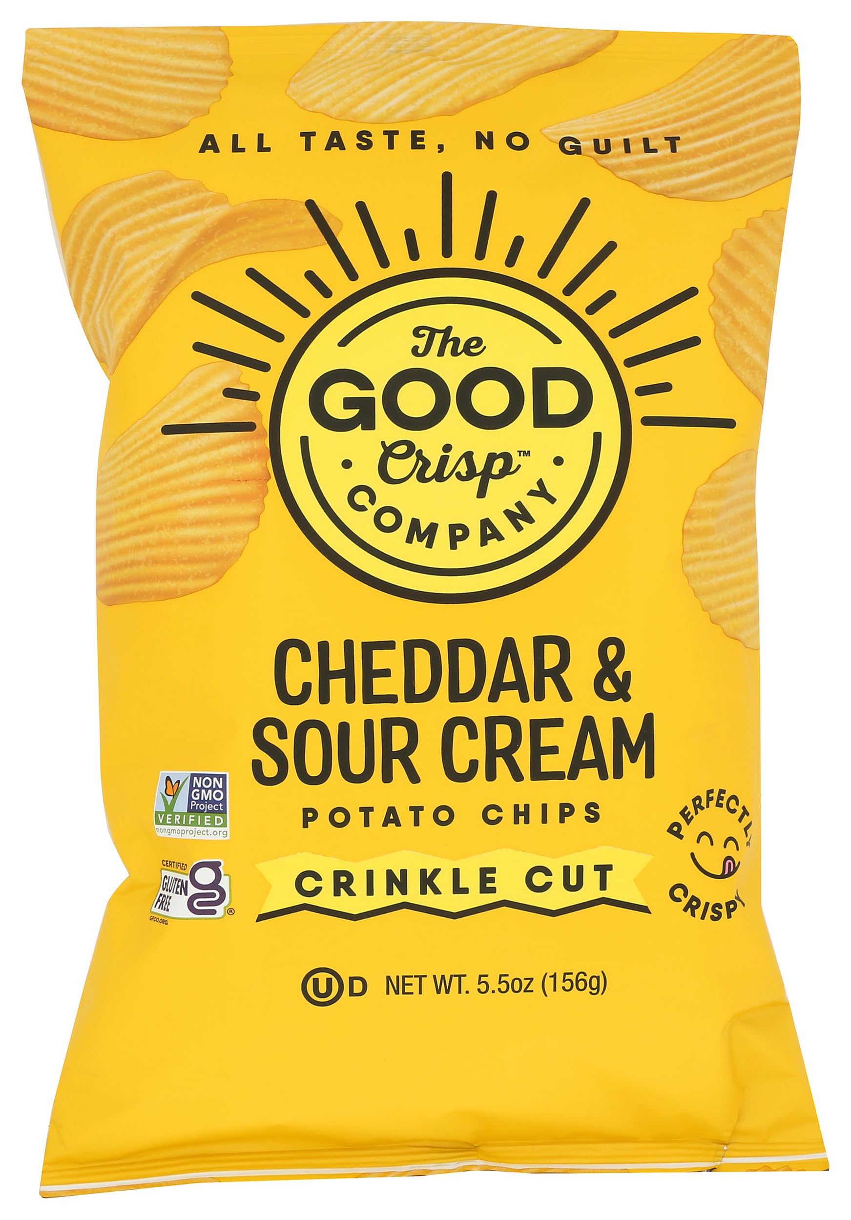 Chips Potato Crinkle Cut Sour Cream Cheddar, 5.5 Ounce