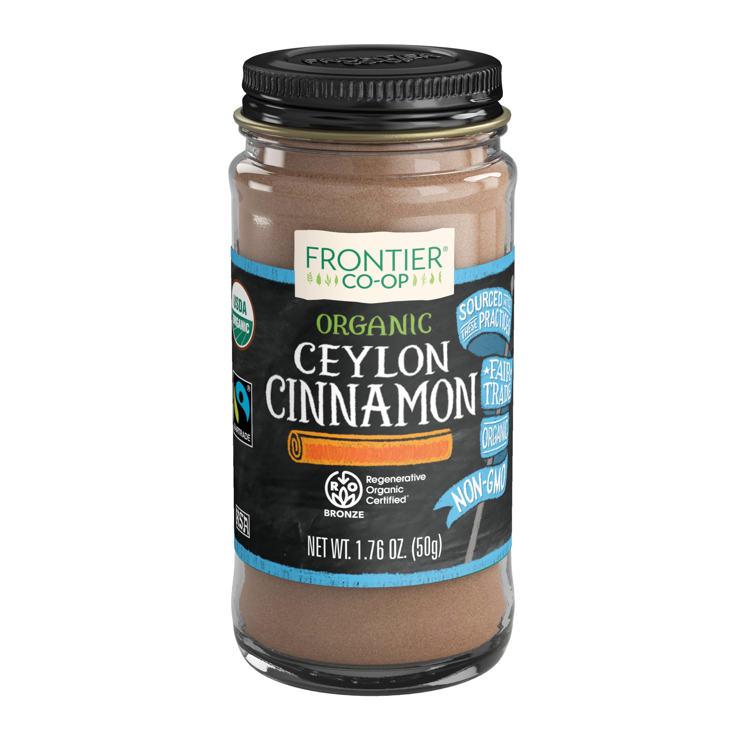 Frontier Natural Products Cinnamon, 1.76 oz