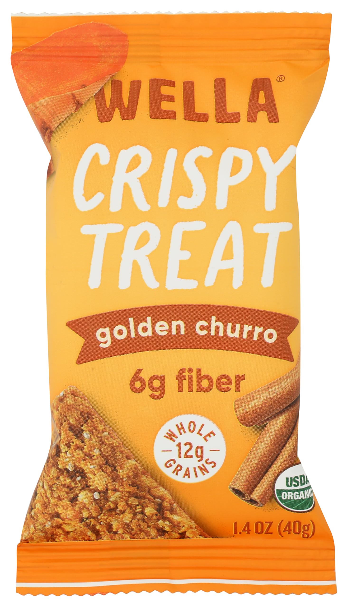 Wella Organic Golden Churro Crisp Bar, 1.4 Ounce