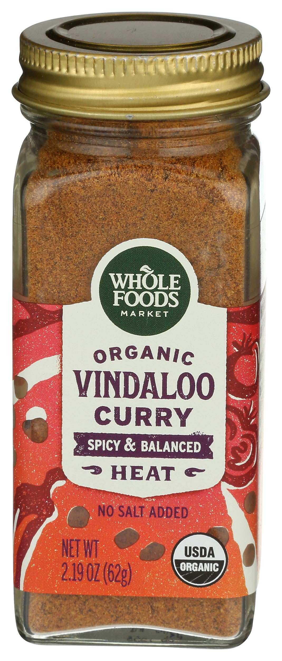 Organic Vindaloo Curry Seasoning, 2.19 oz