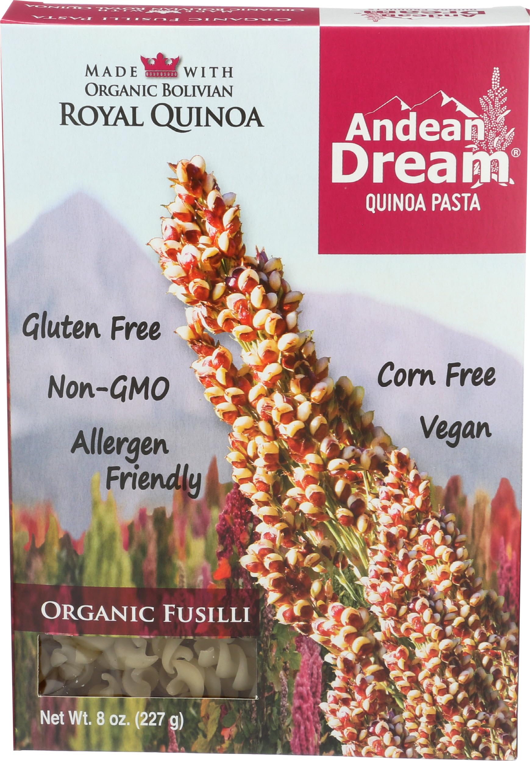 Andean Dream Fusilli Quinoa Organic, 8 Ounce