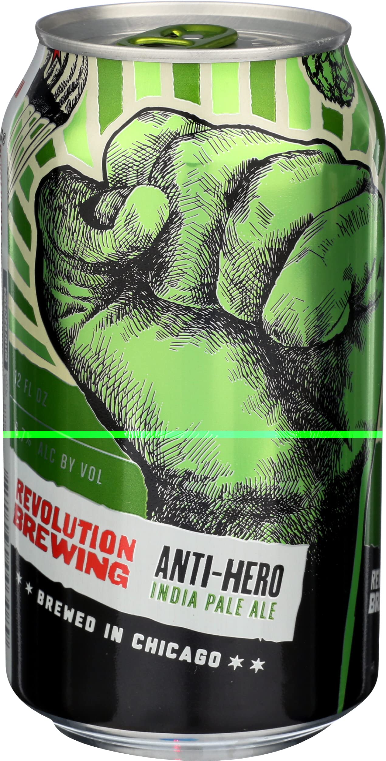 Revolution Brewing Anti-Hero IPA, 6pk, 12 Fl Oz Cans, 6.7% ABV