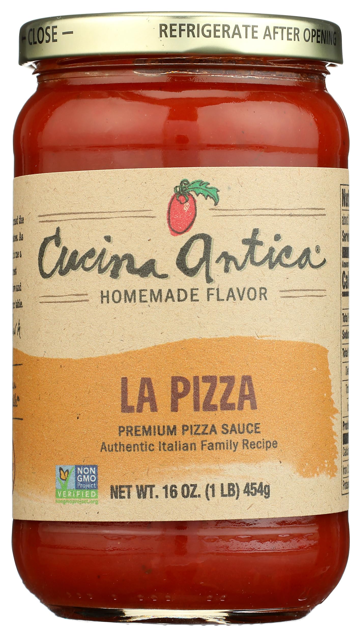 CUCINA ANTICA La Pizza Sauce, 16 OZ