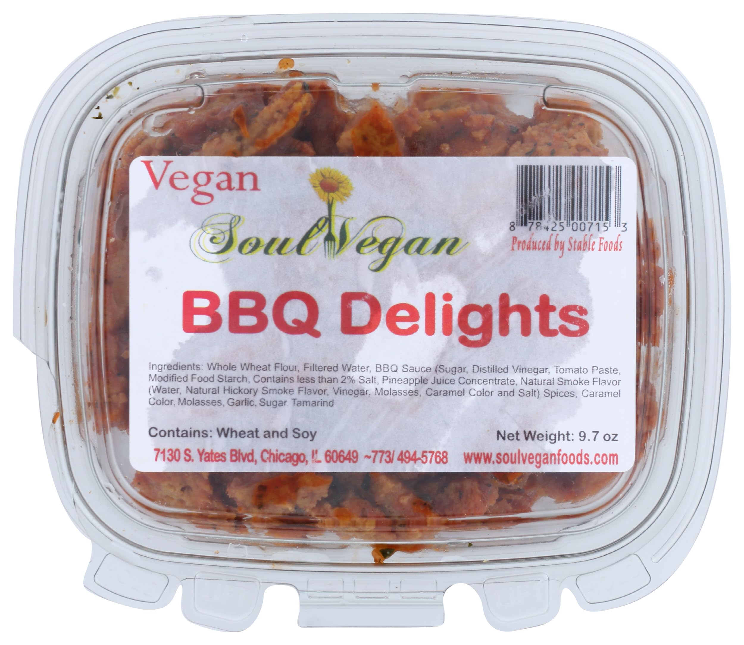 Soul Vegan Vegan Bbq Delights, 9.7 Oz