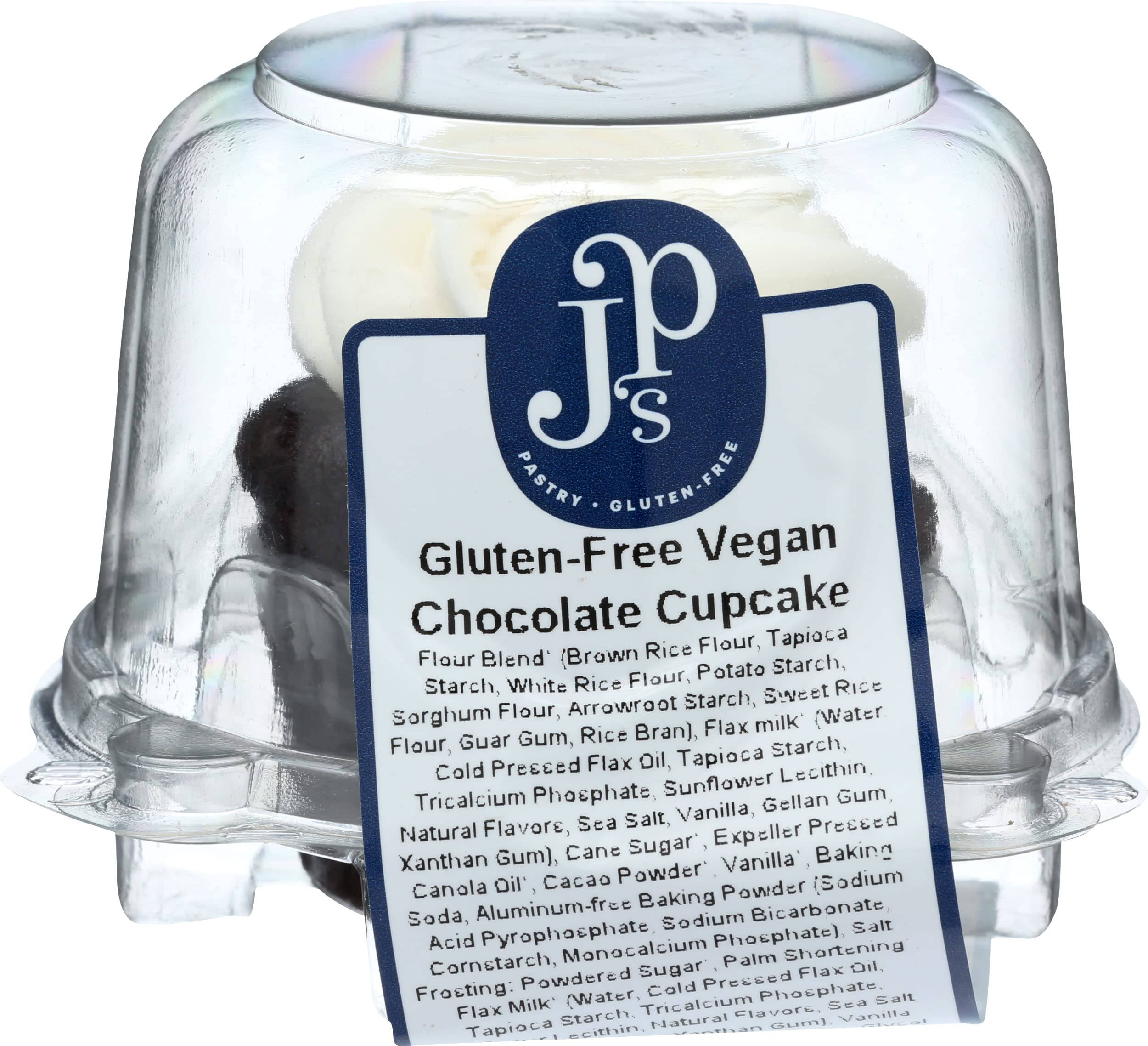 JPS Pastry, Cupcake Chocolate Vegan Gluten Free, 4 Ounce