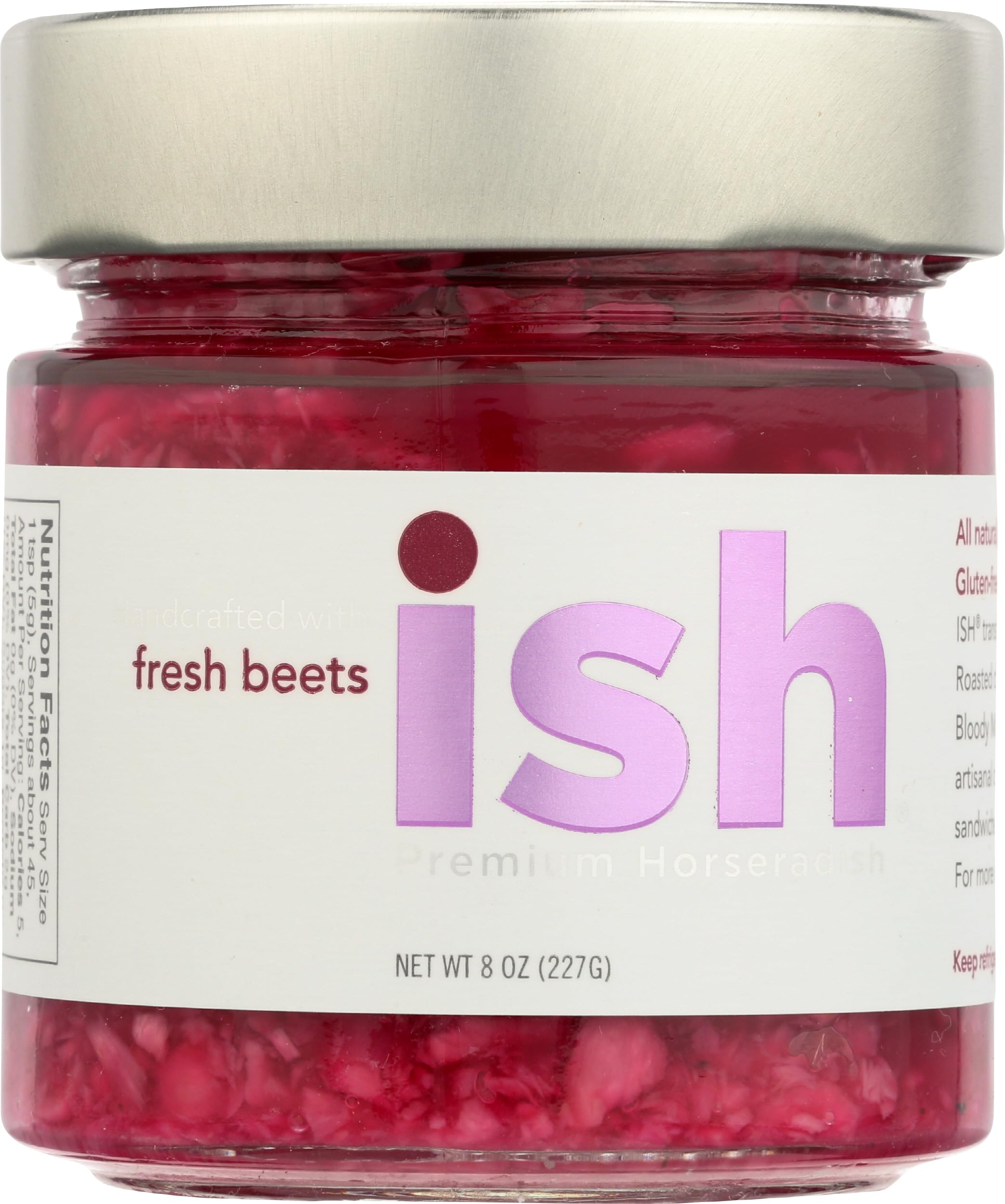 Ish Premium Horseradish Beet Horseradish, 8 OZ
