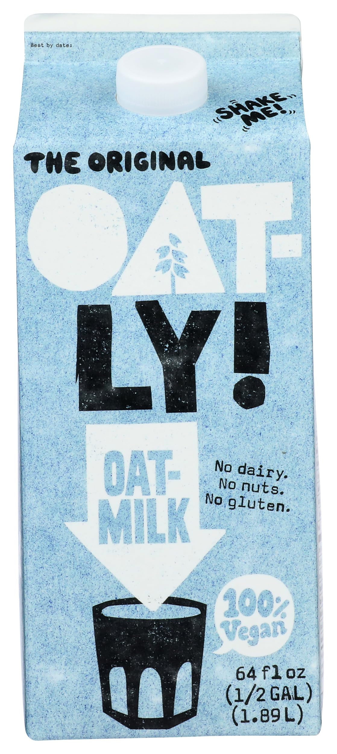 Oatly Original Oat Milk, 64 oz | Plant-Based Made from Oats, Milk Alternative, Vegan, Non-GMO, Gluten Free, Kosher