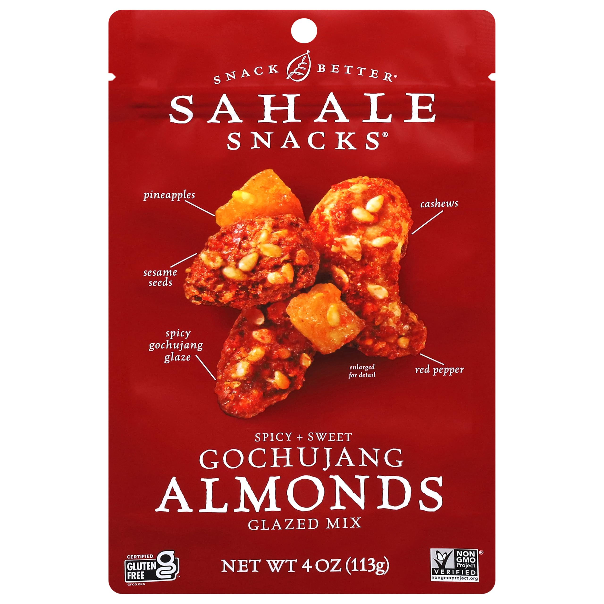 Sahale Snacks Gochujang Almonds, 4 OZ