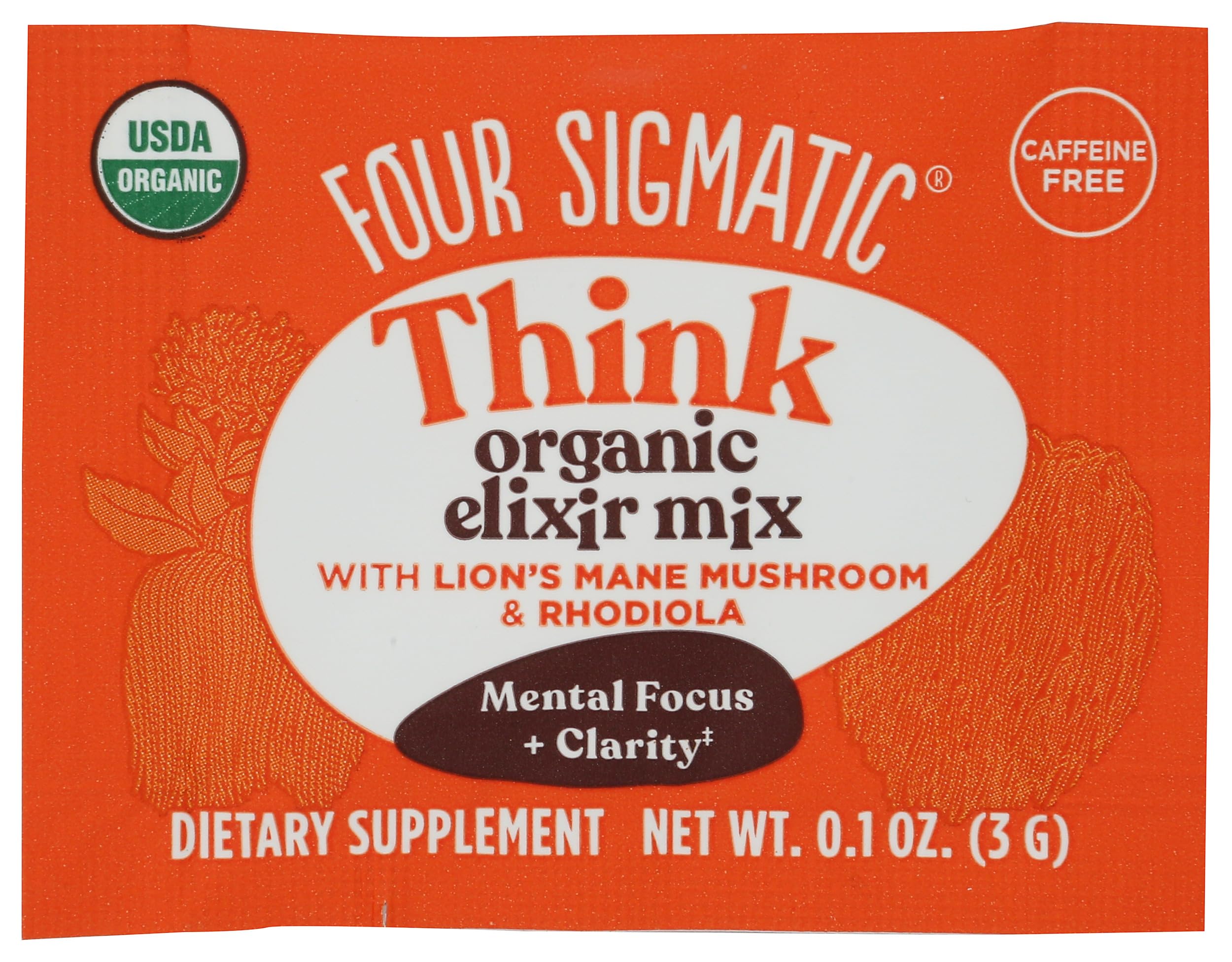 Mix Elixir Lions Mane Organic Packet, 0.1 Ounce