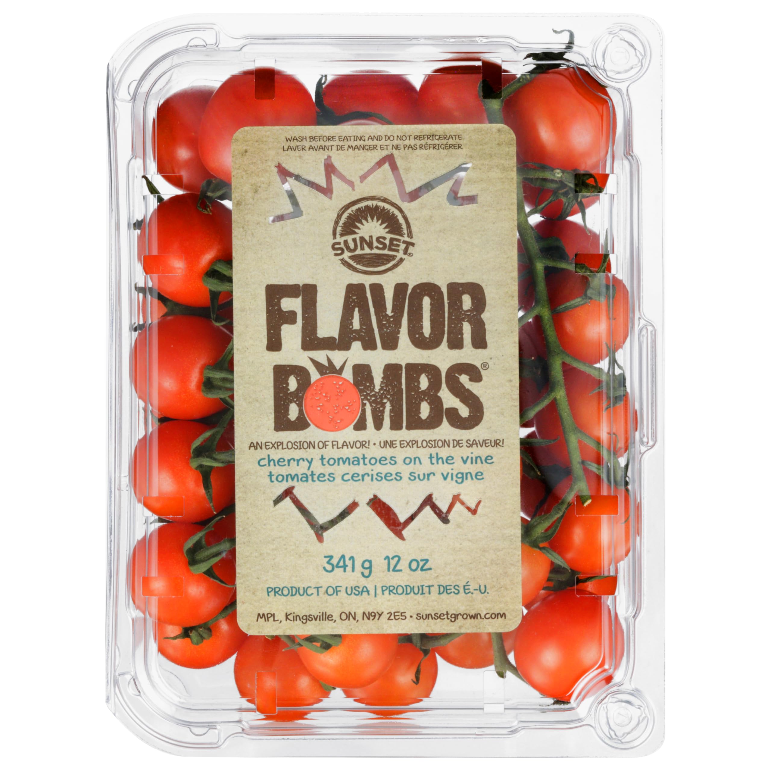 SUNSET Flavor Bombs Tomatoes On-The-Vine, 12oz
