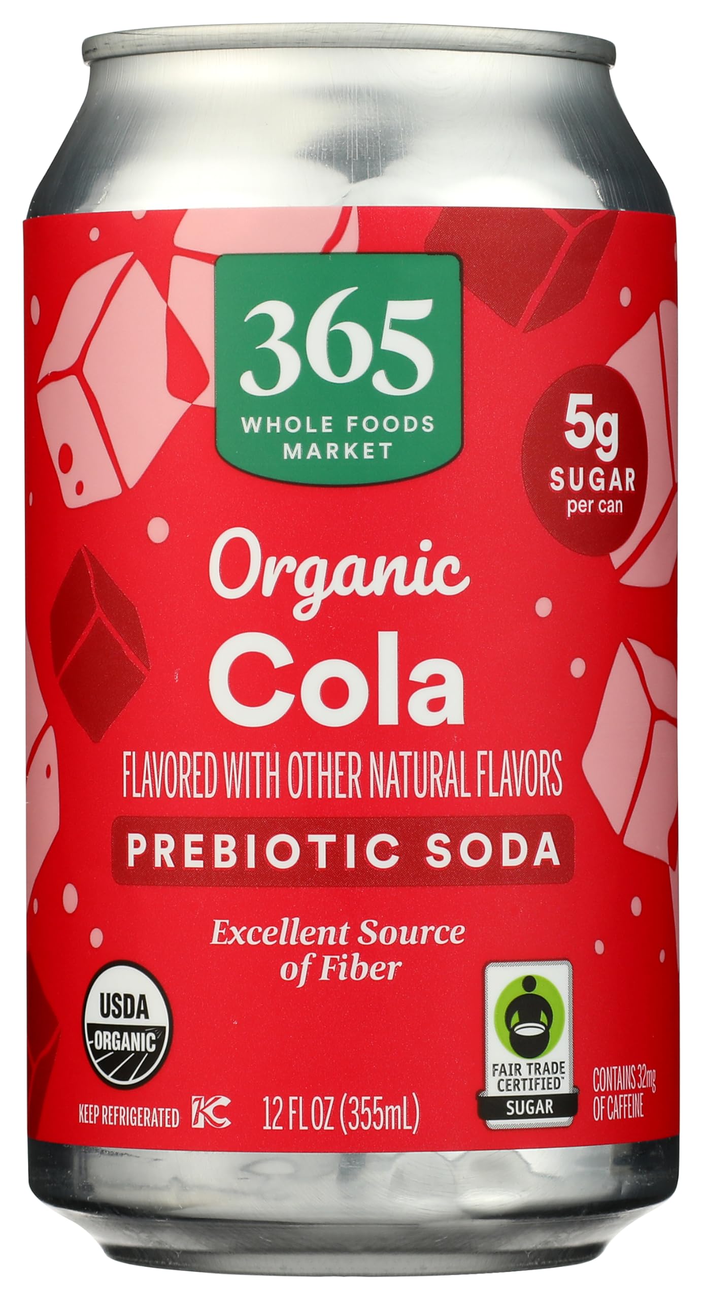 365 by Whole Foods Market Organic Cola Prebiotic Soda, 12 FZ