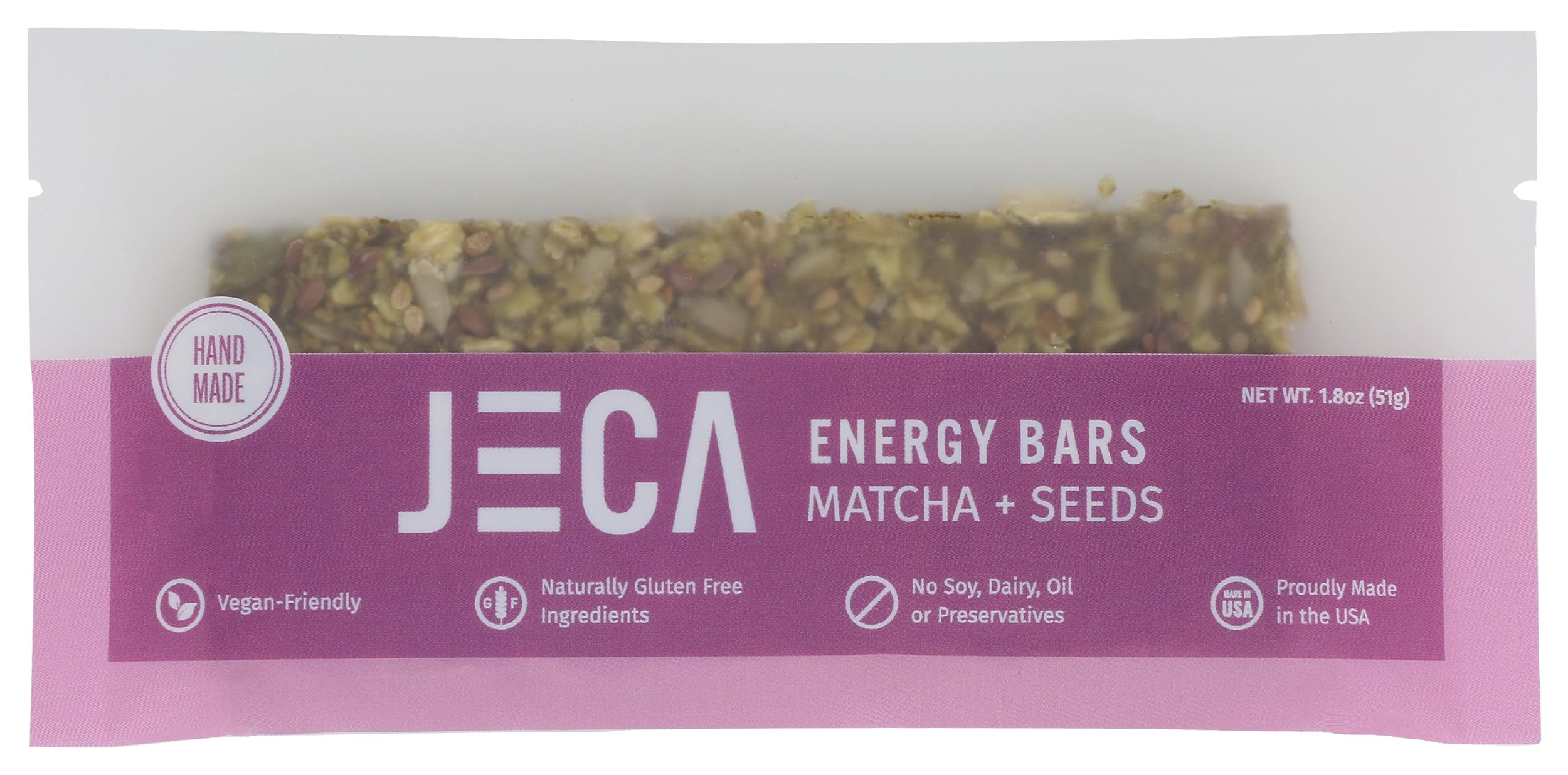 Energy Bar Matcha Seeds, 1.8 Ounce