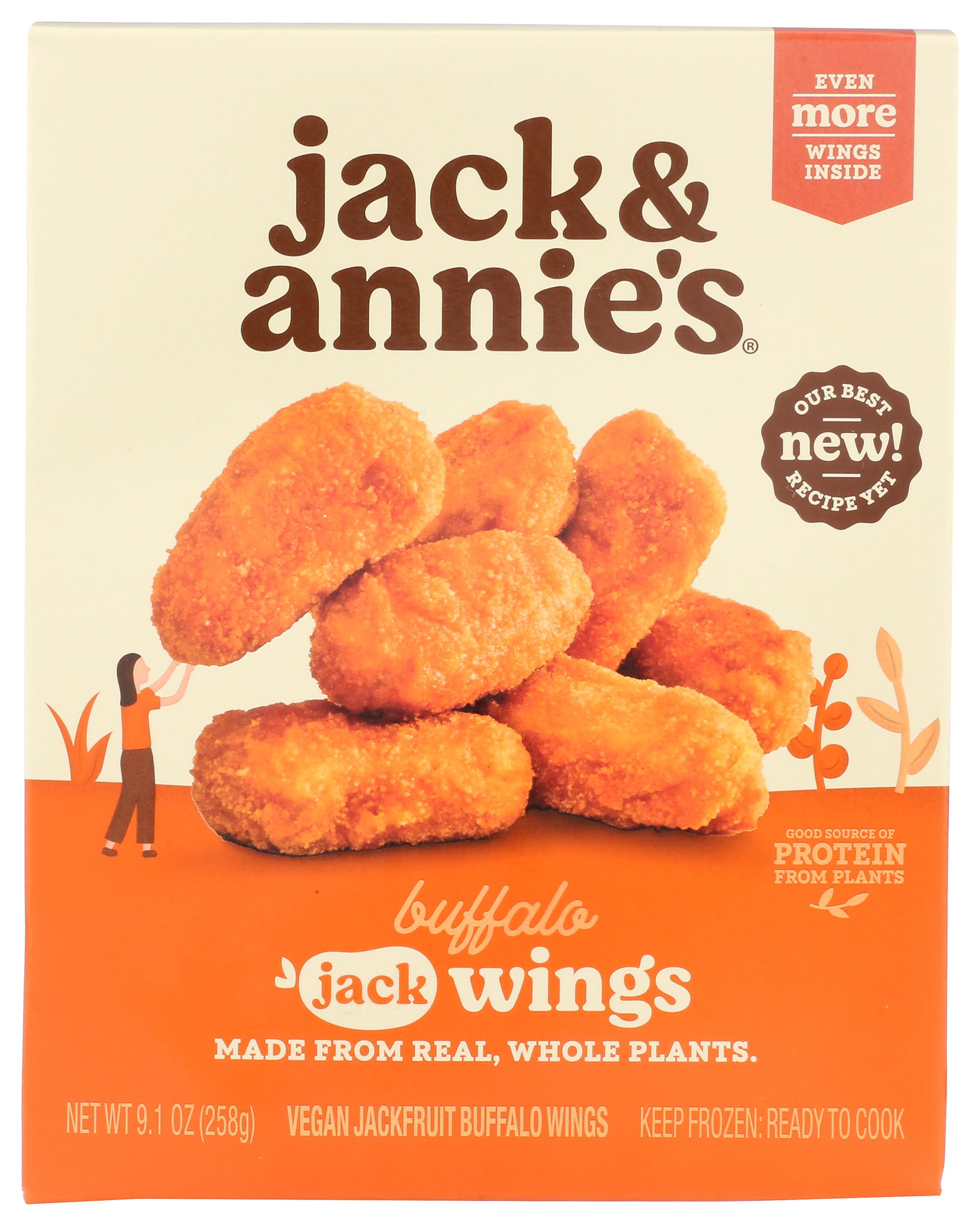ack & Annie'S, Frozen, Jack Wings Buffalo, 9.1 Ounce