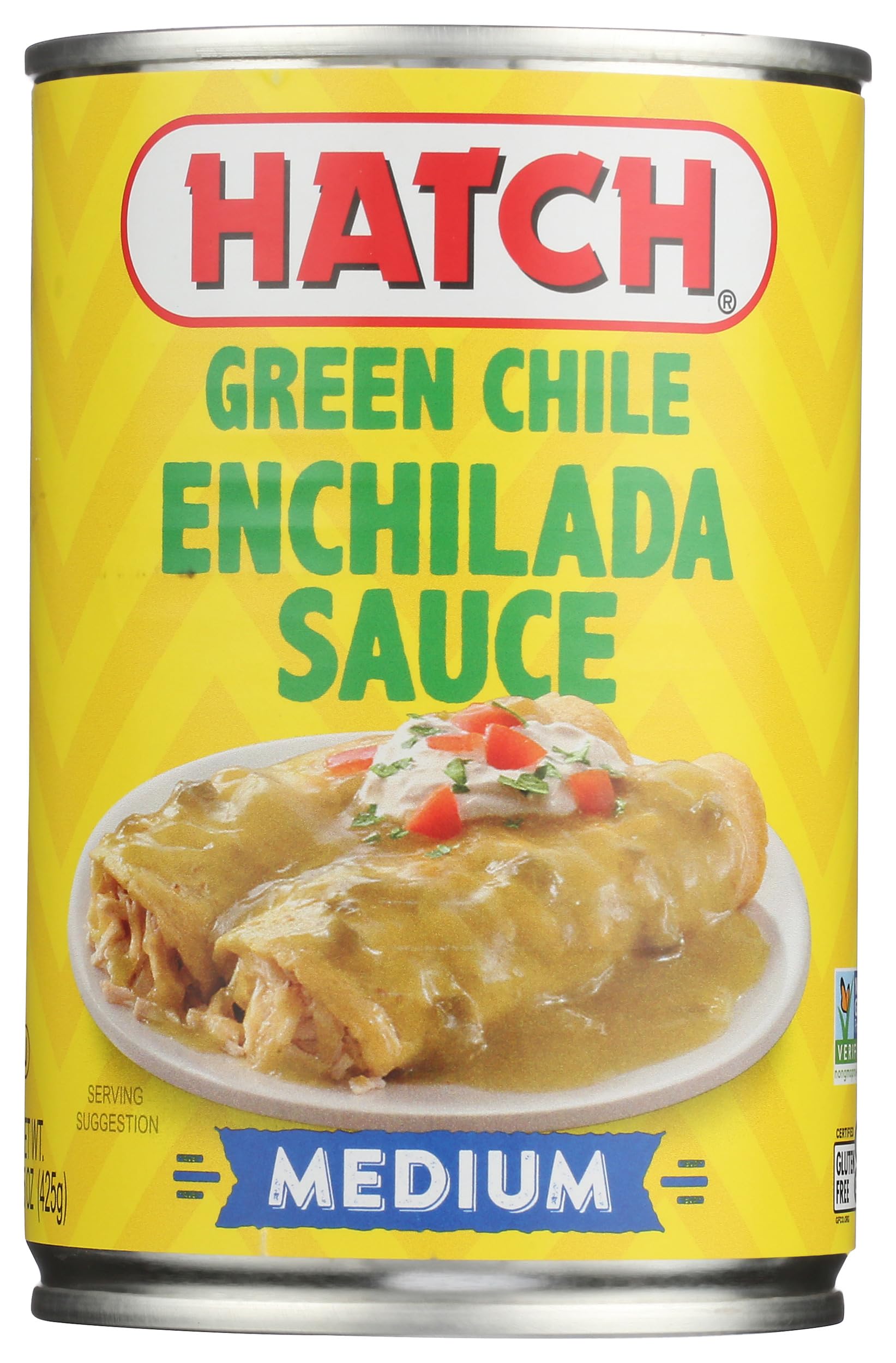 Hatch Chili Company Medium Green Enchilada Sauce, 15 OZ