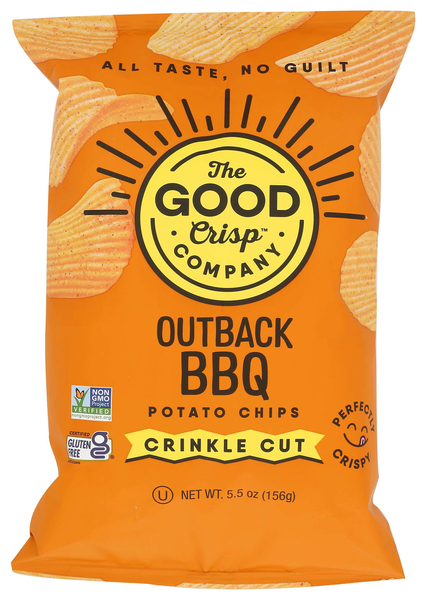 Chips Potato Crinkle Cut Outback BBQ, 5.5 Ounce