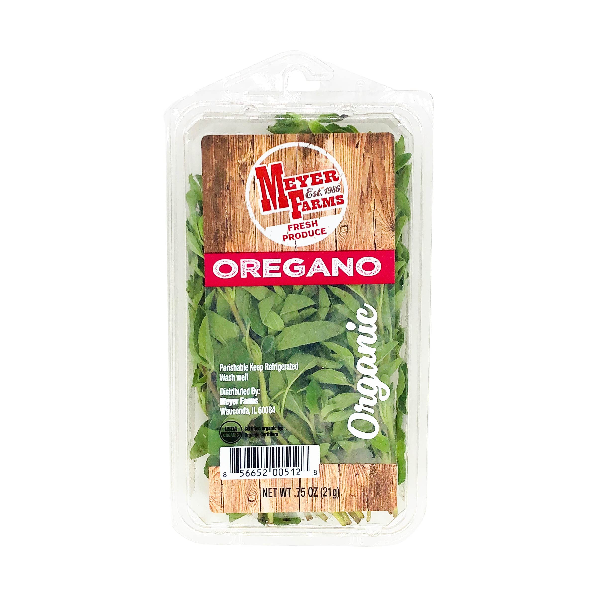 Meyer Farms, Herb Oregano Organic, 0.75 Ounce
