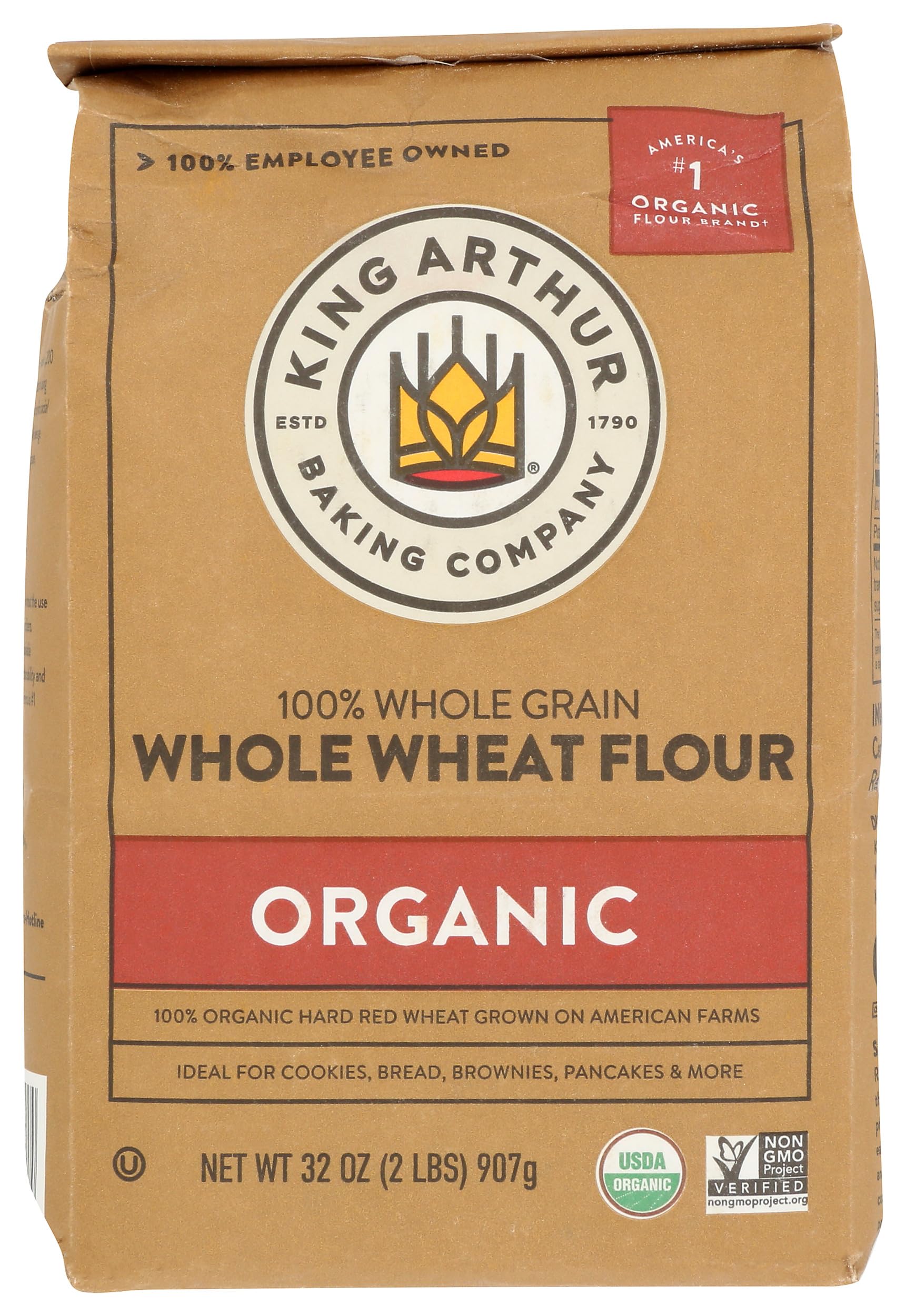 King Arthur Flour, Whole Wheat Flour, 2 lb