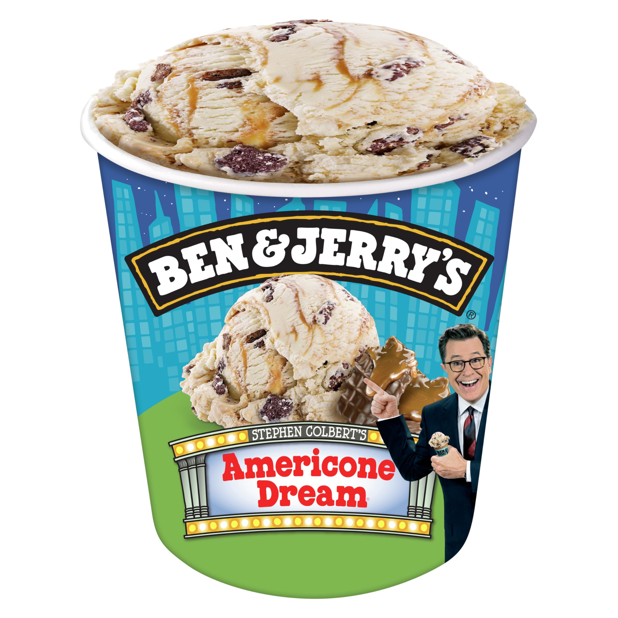 Ben & Jerry's Americone Dream Vanilla Ice Cream 16 oz