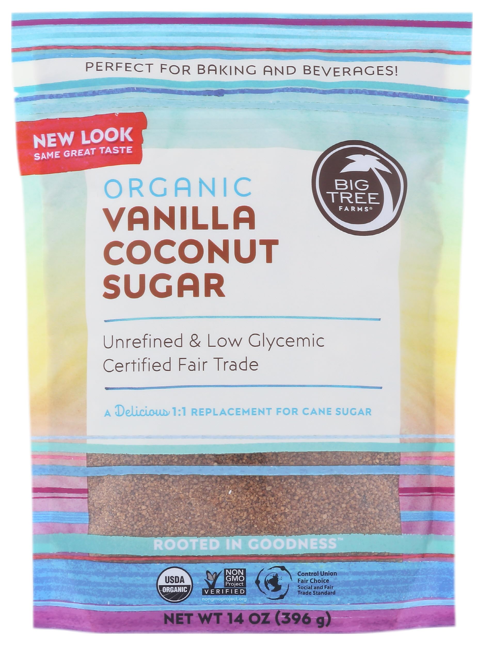 Sugar Coconut Palm Vanilla Organic, 14 Ounce