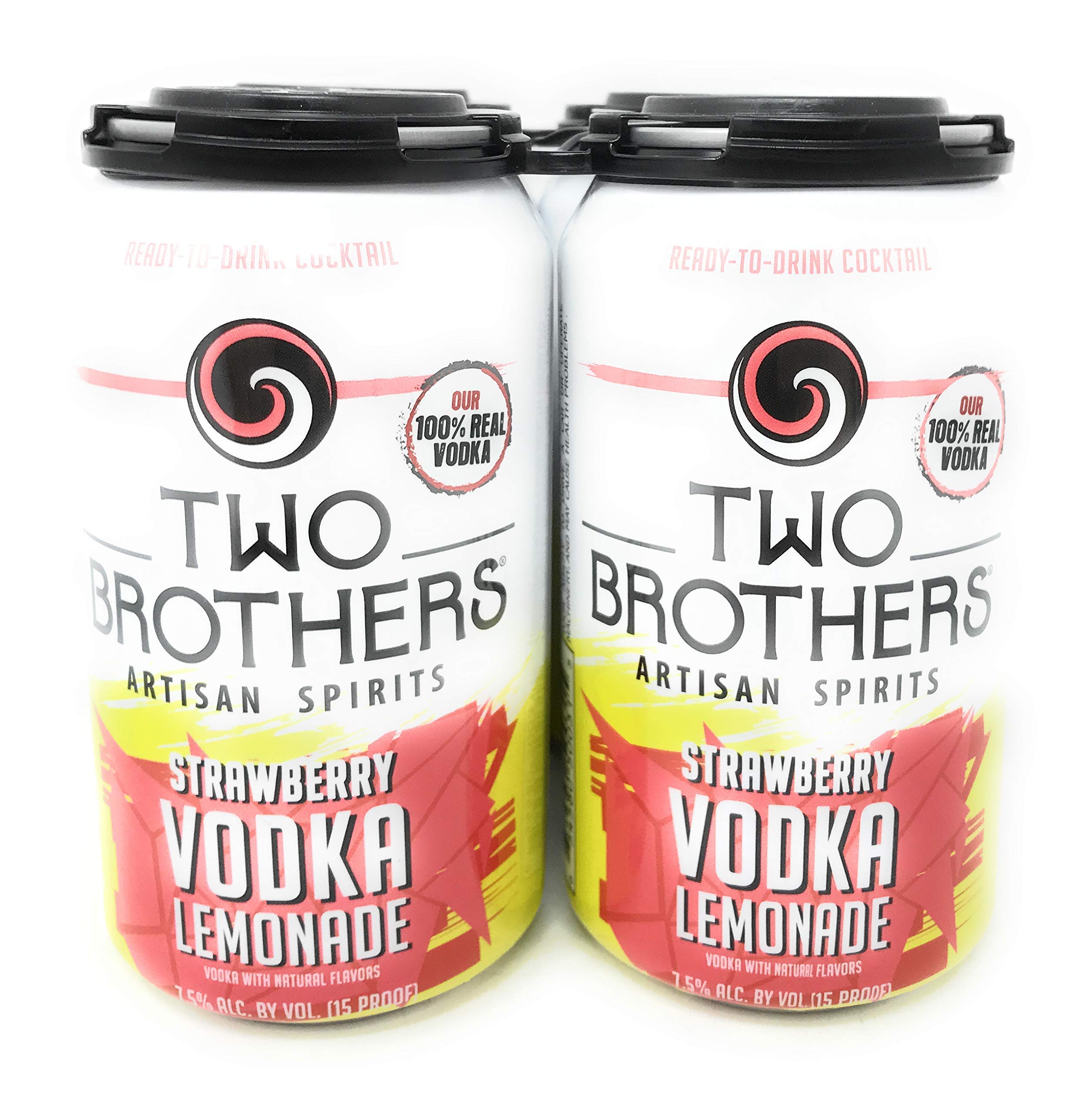 Two Brothers Brewing Starberry Lemonade Vodka Cocktail 4Pk Cans, 12 Fz