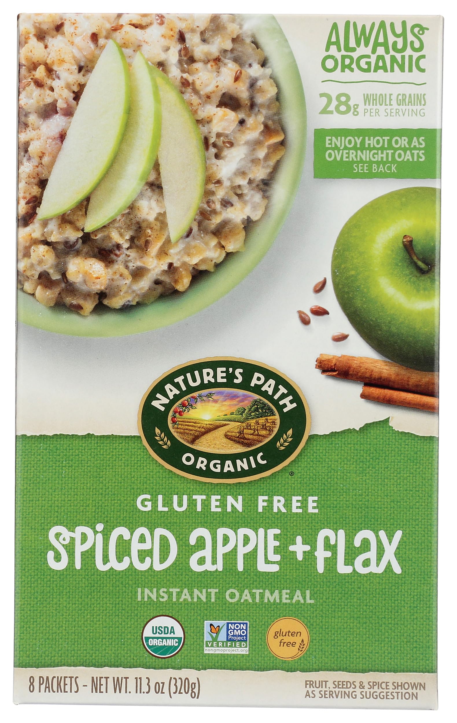 NATURES PATH CEREAL HOT GF SPC APP FLX