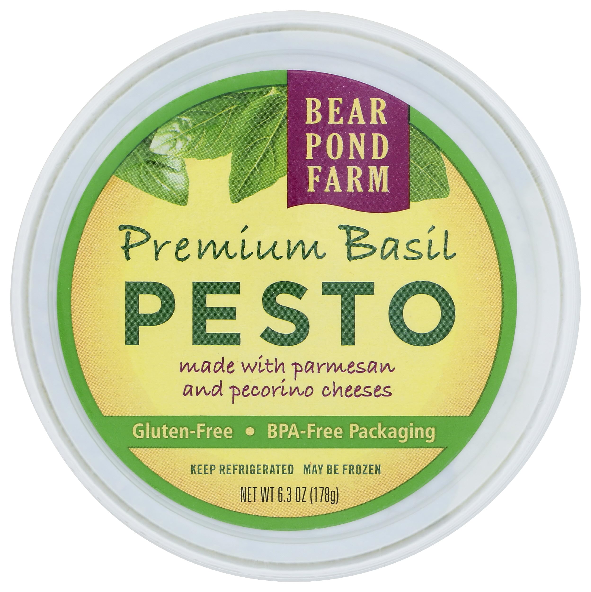 Bear Pond Farm Pesto Basil Premium, 6.3 Ounce