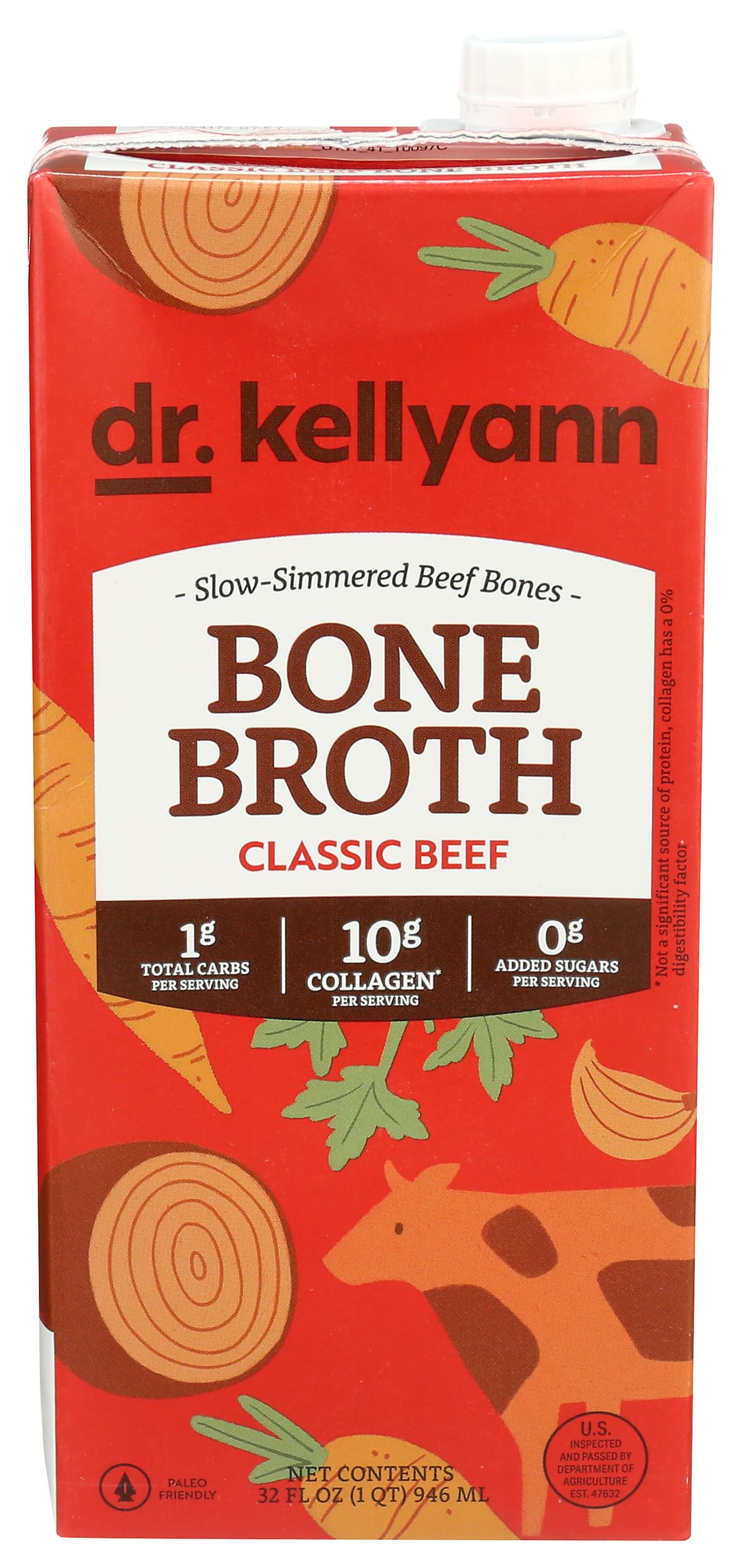 Classic Beef Bone Broth, 32 Ounce