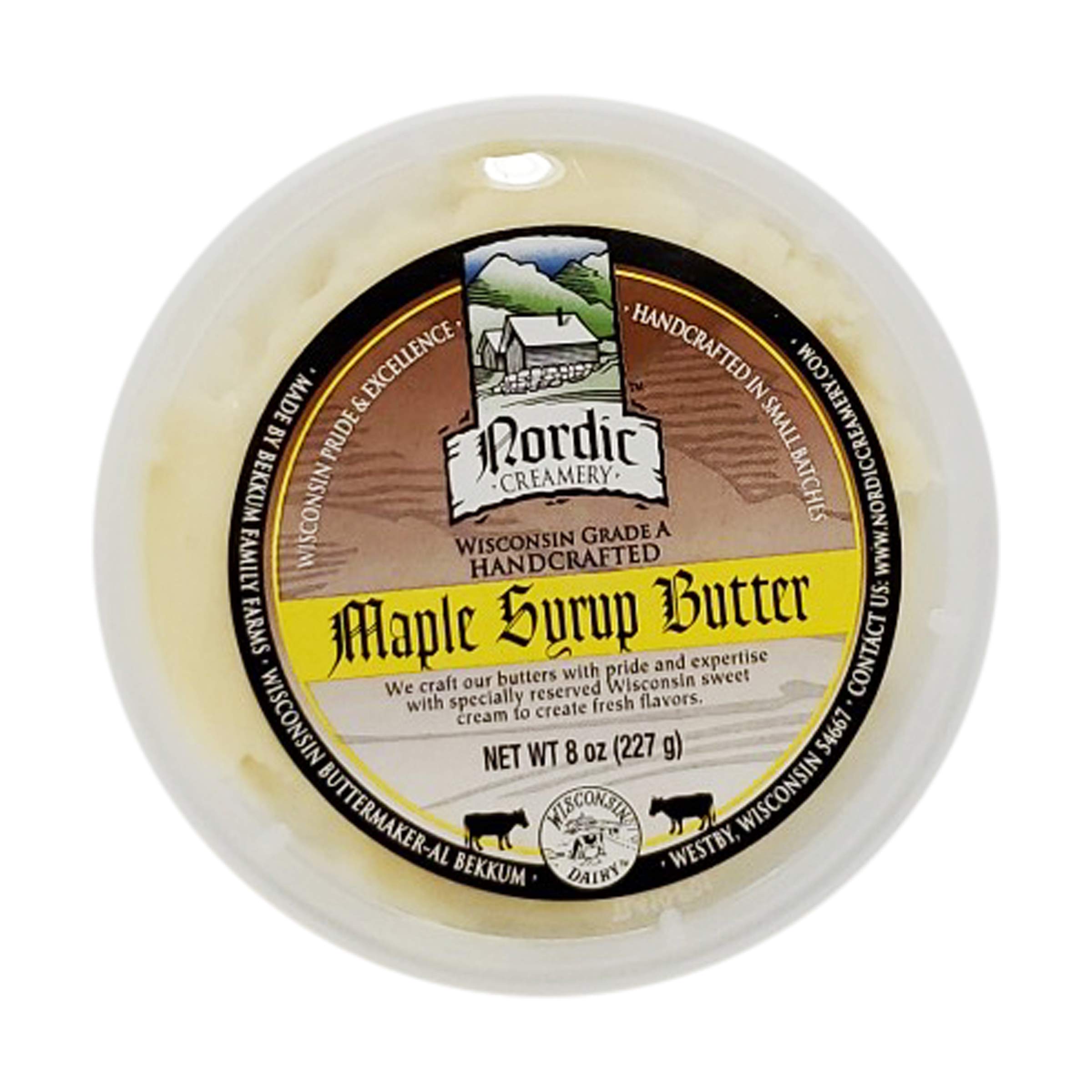 Nordic Creamery Maple Syrup Butter, 8 OZ
