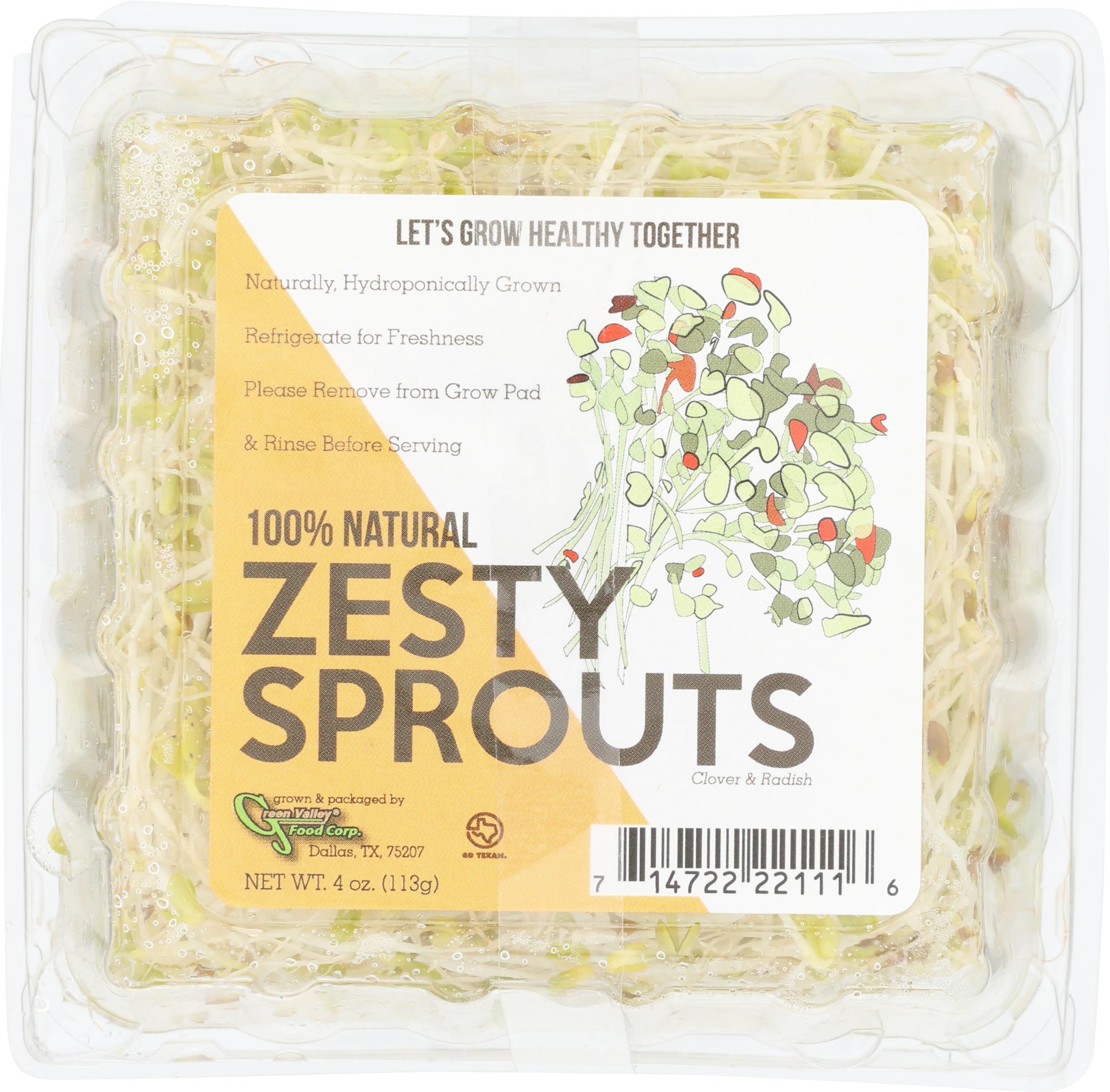 Green Valley Food Corp. Zesty Sprouts, 5 OZ