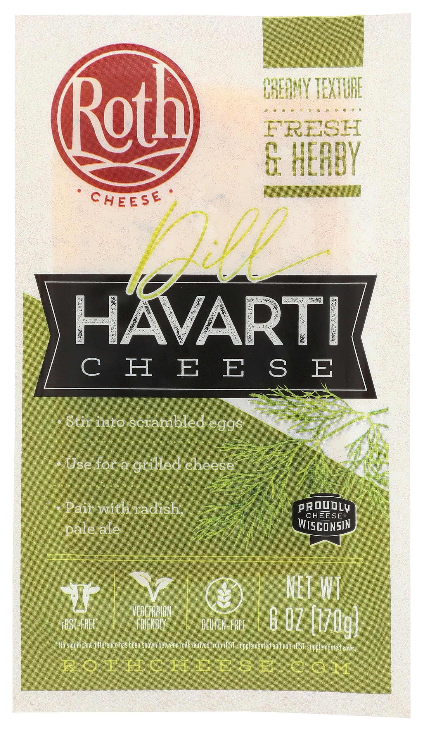 Roth Cheese Roth Havarti Dill, 6 oz