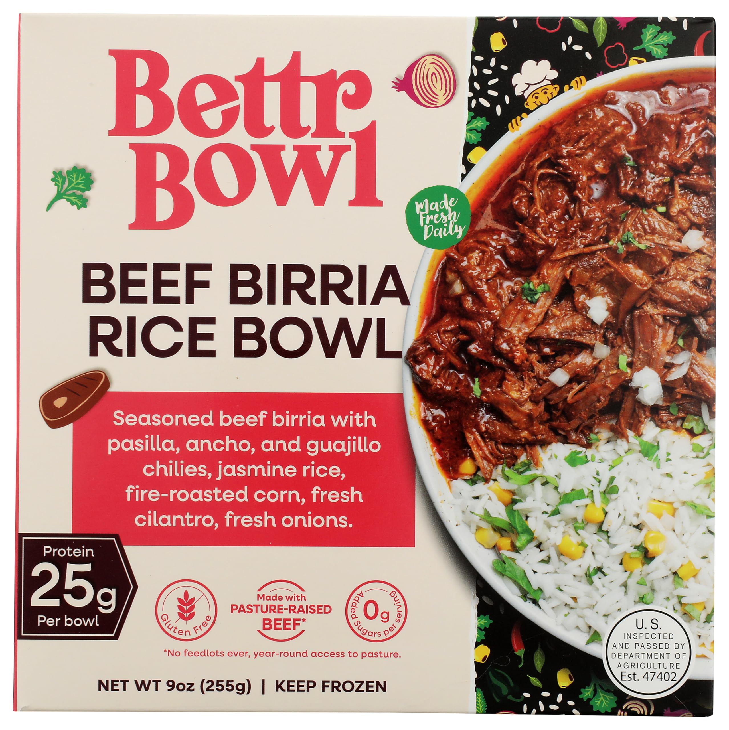 Bettr Bowl Beef Birria Rice Bowl, 9 OZ