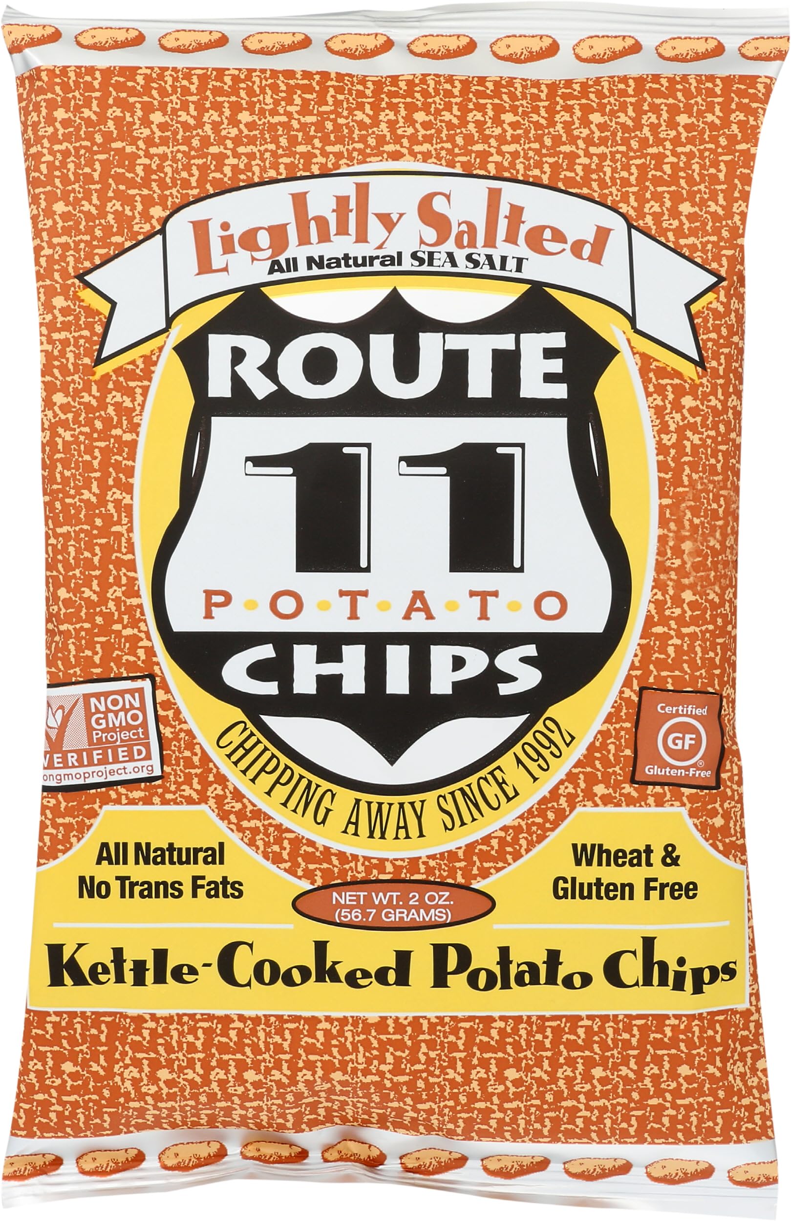 Route 11, Potato Chip Lightly Salted, 2 Ounce