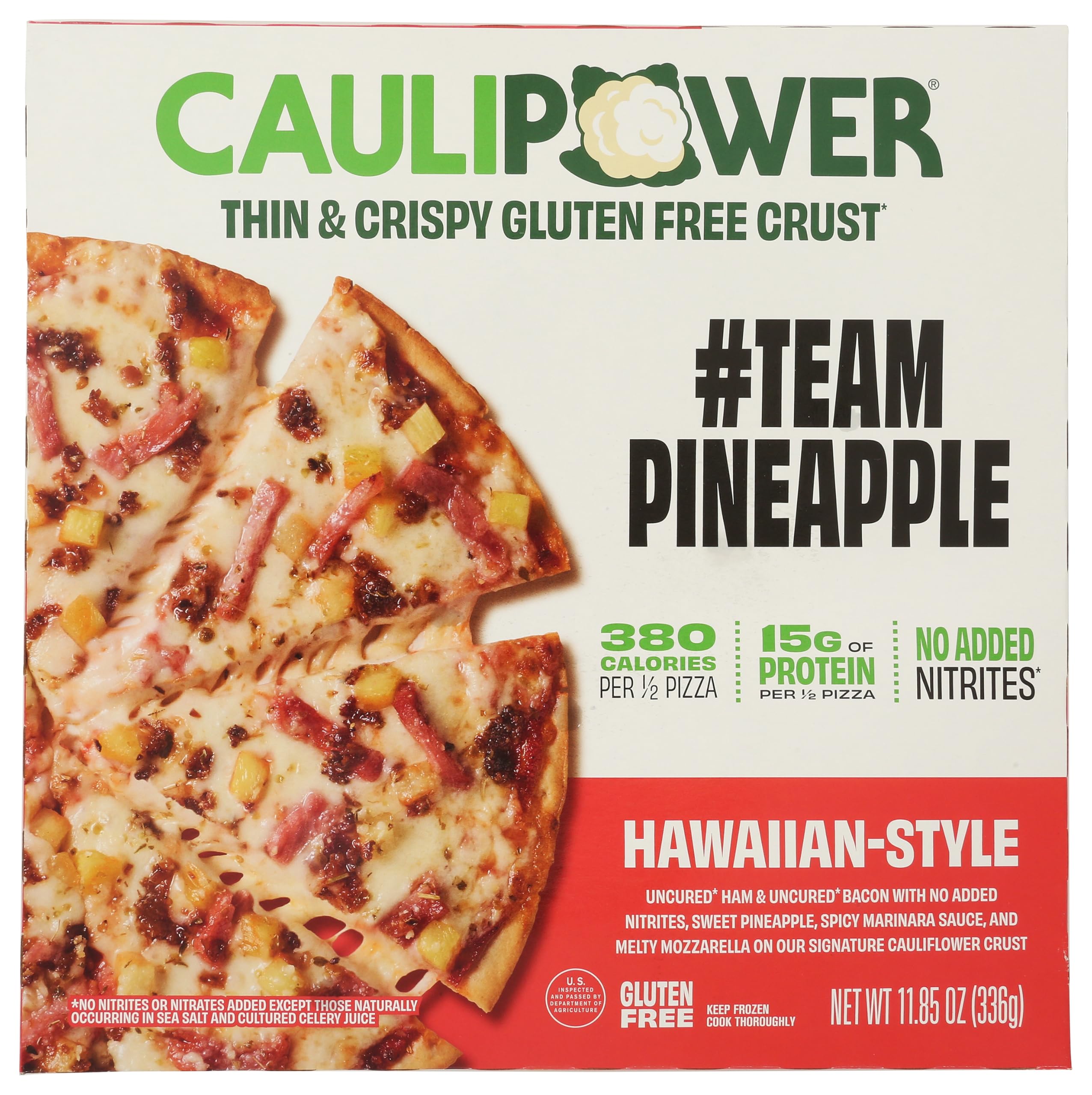 Caulipower Hawaiian Style Cauliflower Crust Pizza, 11.85 OZ