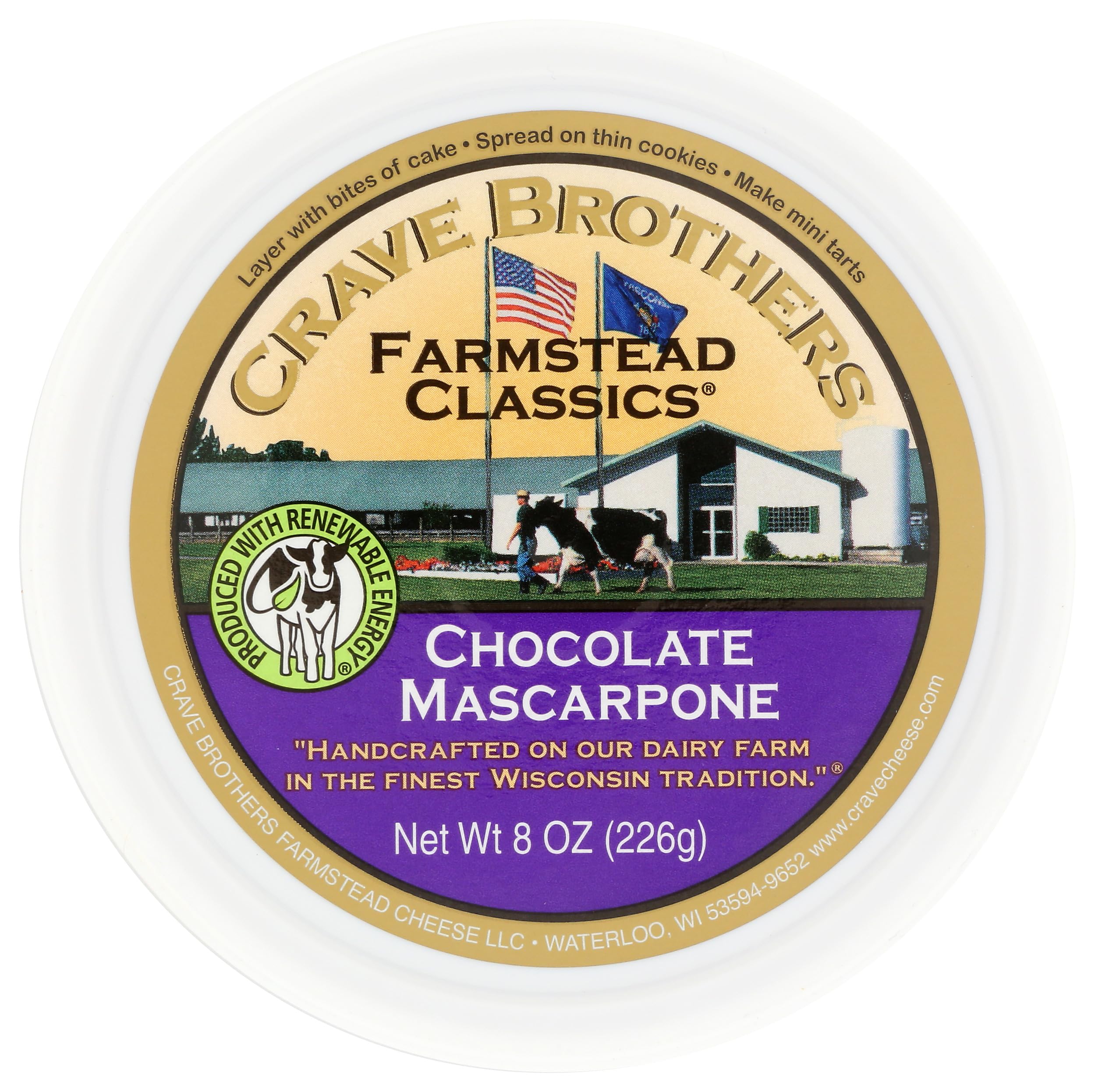 Crave Brothers Chocolate Mascarpone, 8 OZ