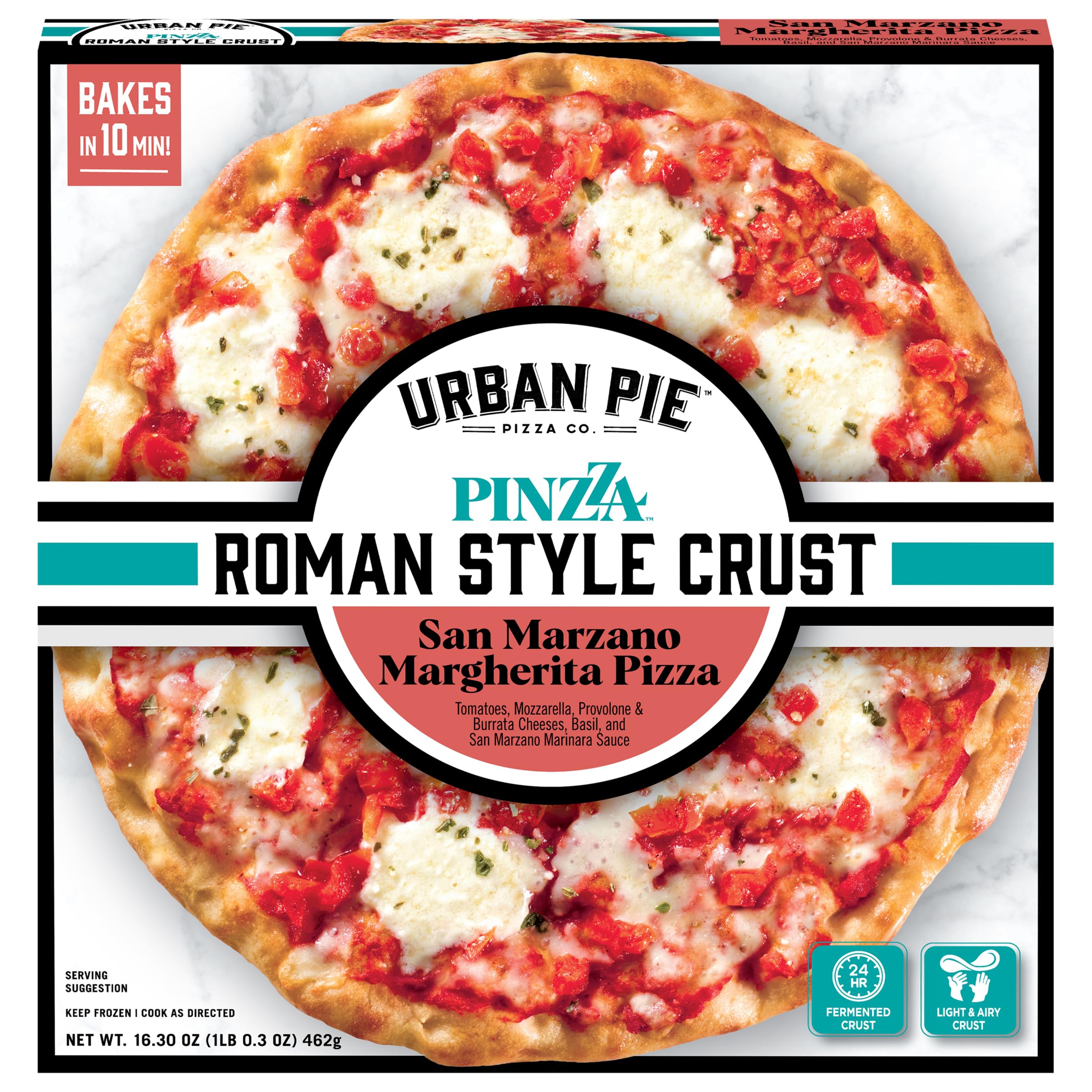 Urban Pie San Marzano Margherita Roman Style Pizza, 16.3 oz