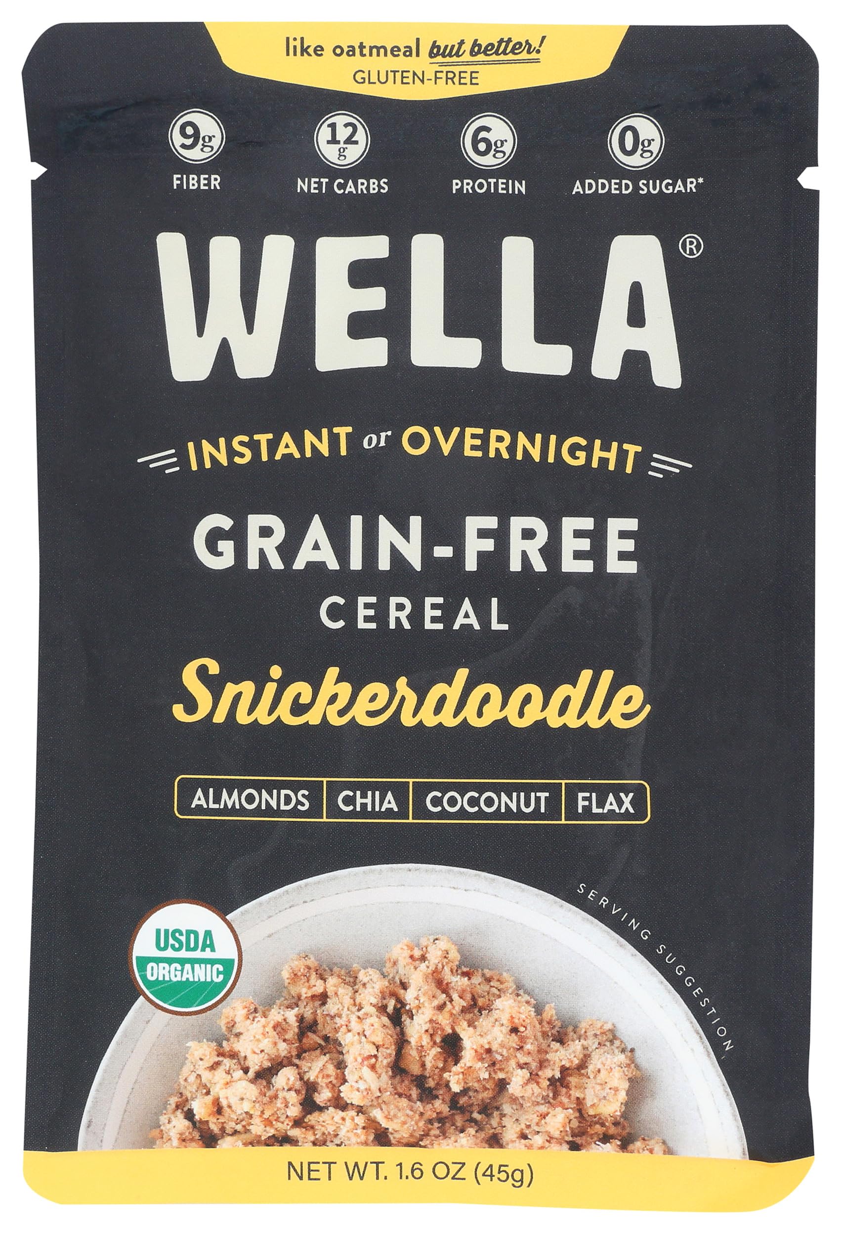 Cereal Grain Free Snickerdoodle Single Organic, 1.6 Ounce